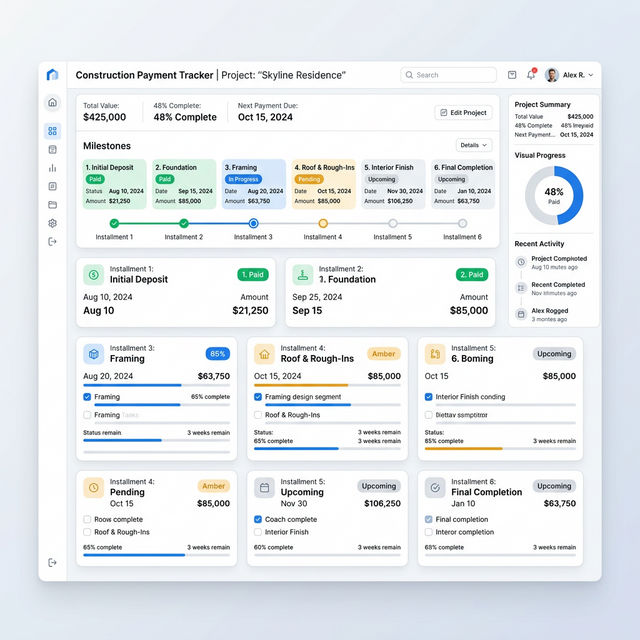 Installments Tracking